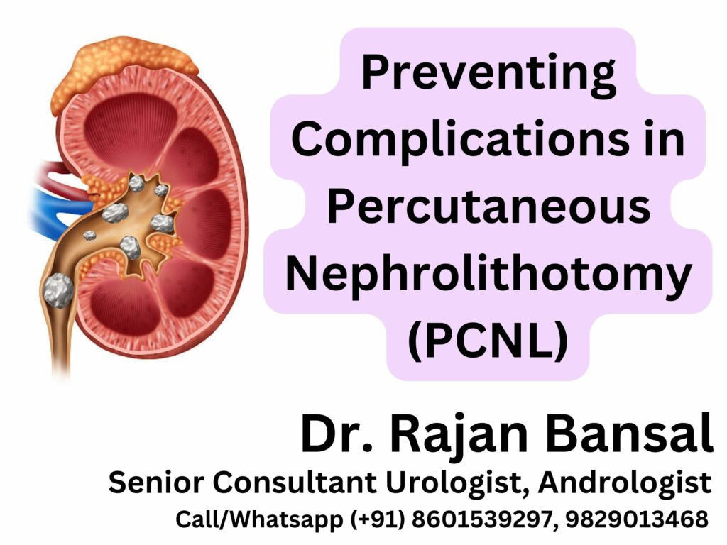 Best doctor urologist in Rajasthan for kidney stone tretment surgery Percutaneous Nephrolithotomy (PCNL) Dr. Rajan Bansal Senior surgeon