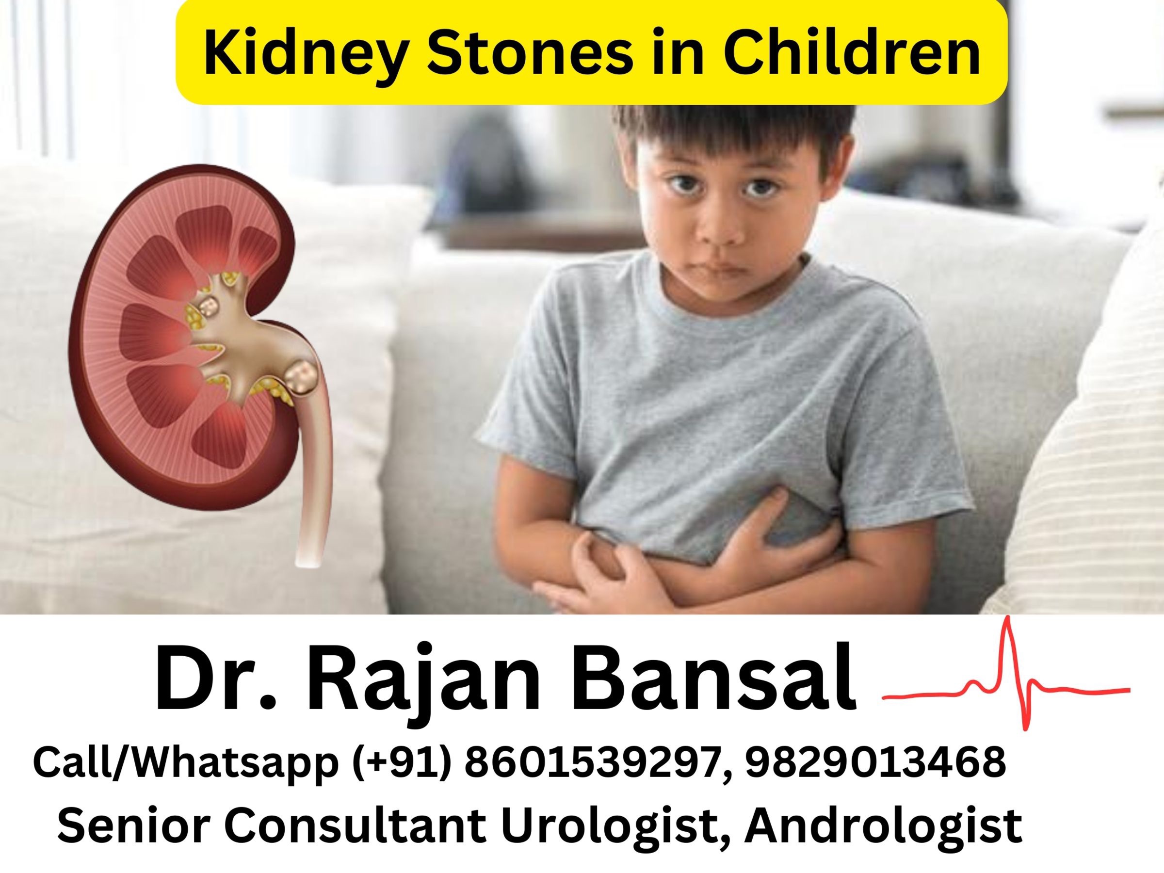 Kidney Stones in Children Jaipur Rajasthan Best Doctor Urologist Dr Rajan Bansal