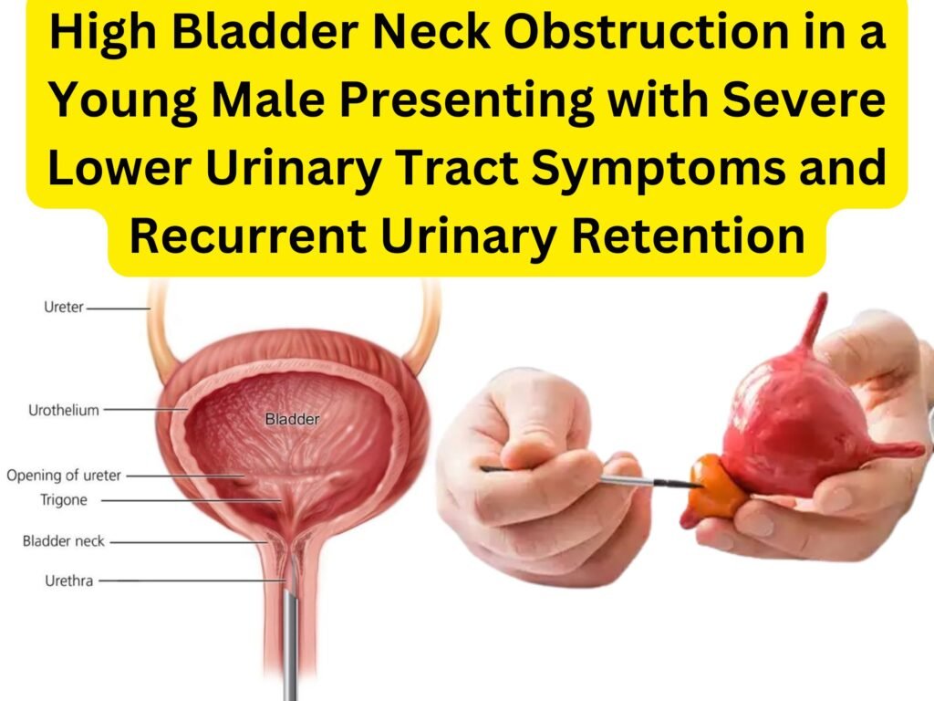 High Bladder Neck Obstruction in a Young Male Presenting with Severe ...
